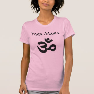 T-shirt Maman Hinduism Pink Raglan Short de yoga
