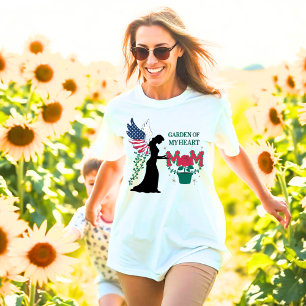 T-shirt Maman - Jardin de mon coeur Floral Angel Design