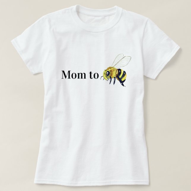 T-shirt Maman Jaune mignonne pour être Miel Abeille Nouvel (Design devant)