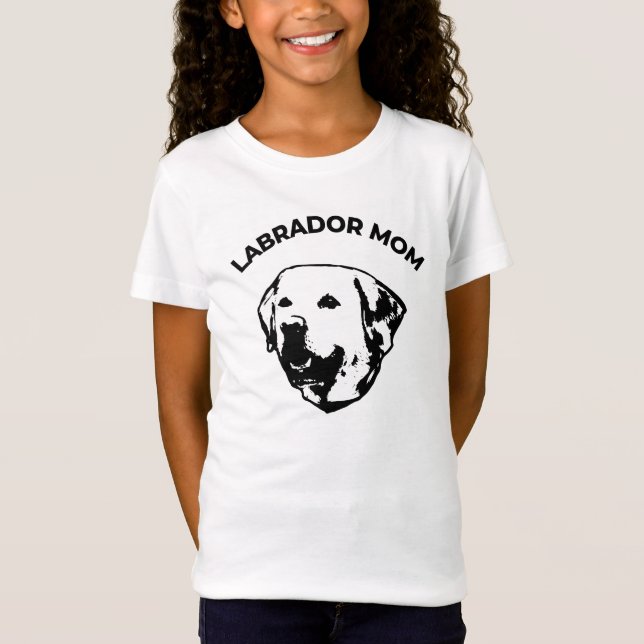 T-shirt maman Labrador (Devant)