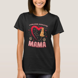 T-shirt Maman Labrador Retriever amusante Animal familier