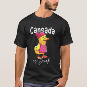 T-shirt Maman latina drôle de canard fatiguée