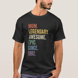 T-shirt Maman légendaire épopée stupéfiante depuis 1992 Bi