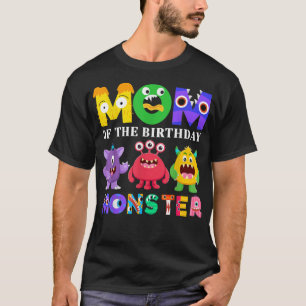 T-shirt Maman Little Monster Enfants 1er anniversaire de f
