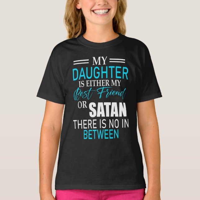 T-shirt Maman Ma Fille Est Soit Mon Meilleur Ami Pour Mama (Devant)