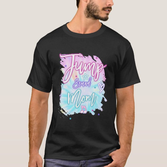 T-shirt Maman maman Jump Squad Anniversaire Trampoline Jum (Devant)