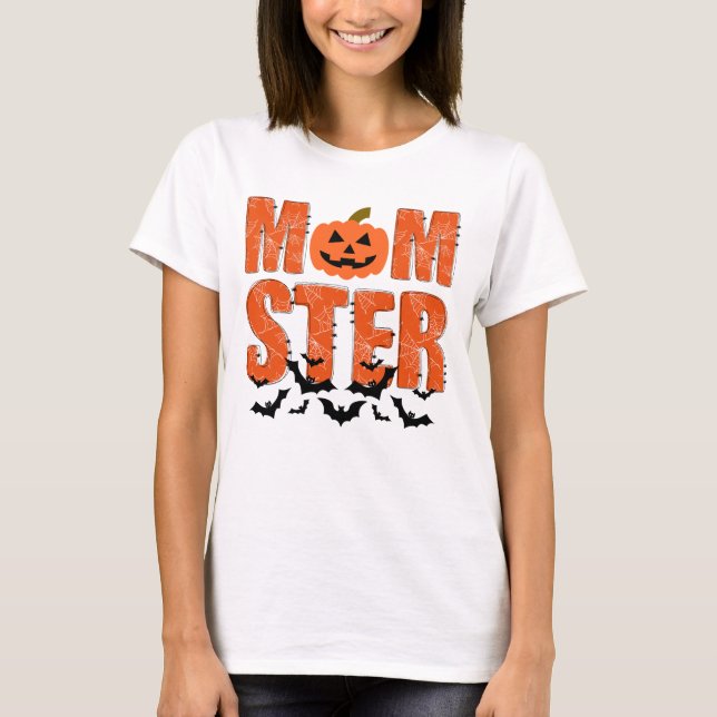 T-shirt Maman maman maman maman drôle Halloween (Devant)