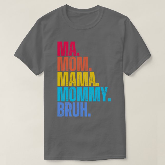 T-shirt Maman maman maman maman maman maman maman maman Br (Design devant)