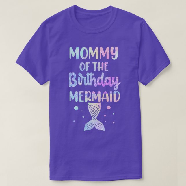 T-shirt Maman maman sirène pour maman mamas mère 6 (Design devant)