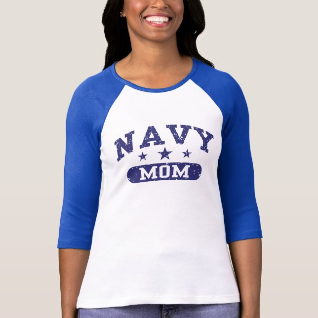 T-shirt Maman marine (Devant)