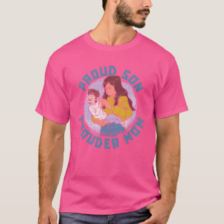 T-shirt Maman, mère garçon