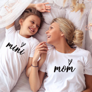 T-shirt Maman Moderne écriture manuscrite Fête des Mères