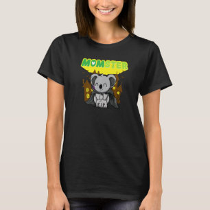 T-shirt Maman Monstre Maman Scary Halloween Maman Creepy C