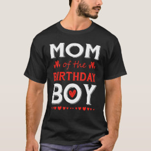 T-shirt Maman of the Birthday Boy Cute Matching Family Ann