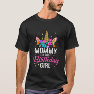 T-shirt Maman Of The Birthday Girl