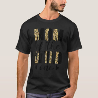 T-shirt Maman Of The Wild One Half Leopard Styles Mother's