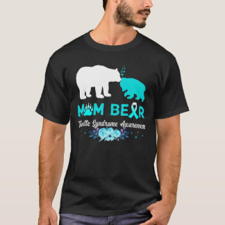 T-shirt Maman ours Tourette Sensibilisation au syndrome de