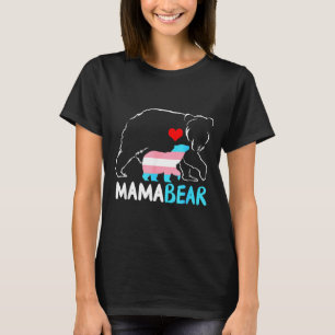 T-shirt Maman ours trans fière maman arc-en-ciel transgenr