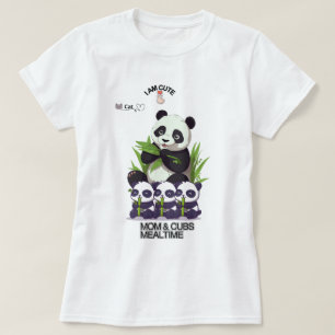 T-shirt Maman Panda Mignon – Cadeau de Fête des Mè