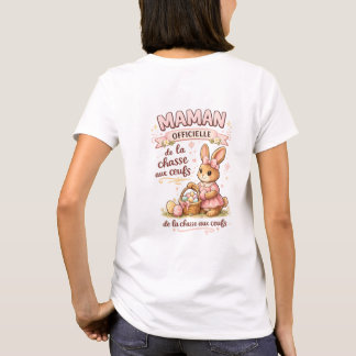 T-shirt Maman Pâques – Team Chocolat-Idée cadeau m