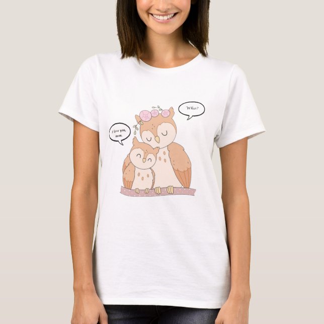 T-shirt maman pas maman. T shirt (Devant)