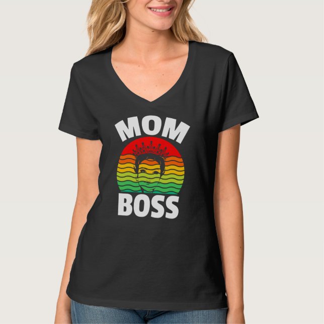 T-shirt Maman Patron Fête des Mères Cadeau-66620 (Devant)