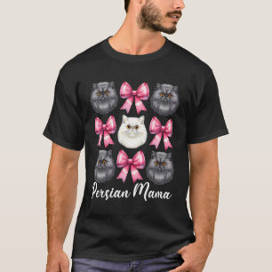 T-shirt Maman persane Maman chat persan Fête des mères Ros