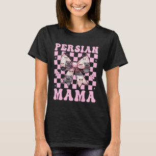 T-shirt Maman persane Maman chat persan Fête des mères Ros