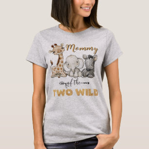 T-shirt Maman personnalisée de l'huile de 2e anniversaire 