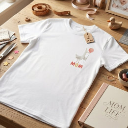 T-shirt Maman petite oie rose Fête d'anniversaire Cadeau p