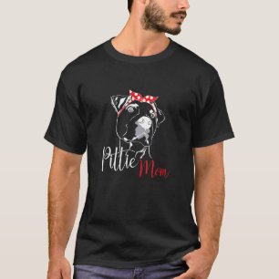 T-shirt Maman Pittie Chien Pitbull Américain