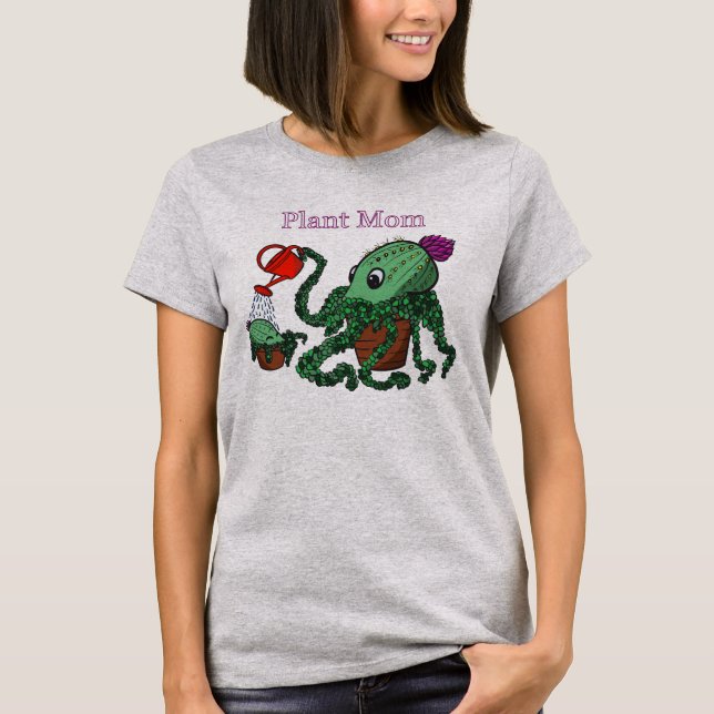 T-shirt Maman plante (Devant)