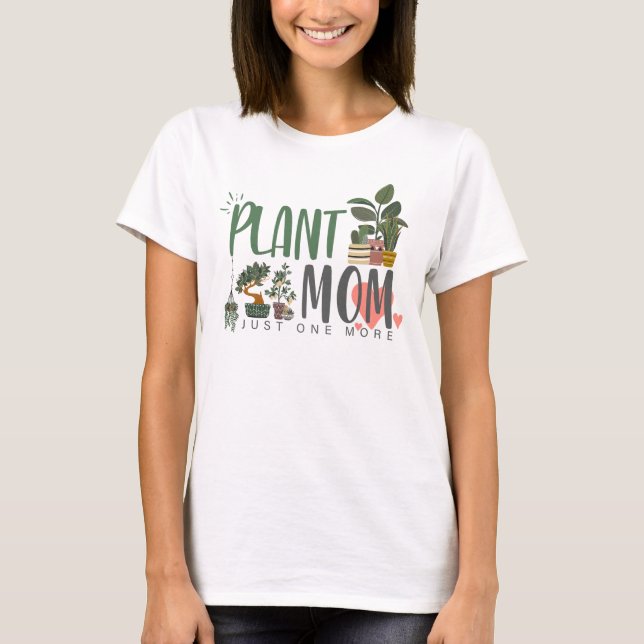 T-shirt Maman plante (Devant)