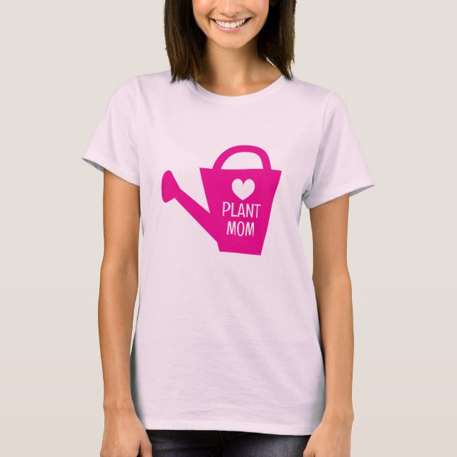 T-shirt maman plante avec jolie jupe d'arrosage ro (Devant)