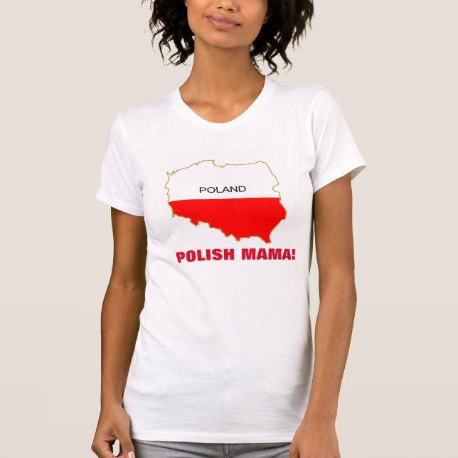 T-SHIRT MAMAN POLONAISE ! (Devant)