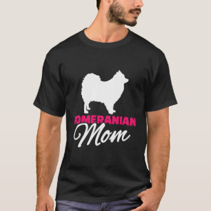 T-shirt Maman poméranienne