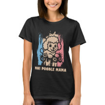 T-shirt Maman Poodle Mini Mignonne – Cadeau Parfai