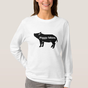 T-shirt Maman porcine