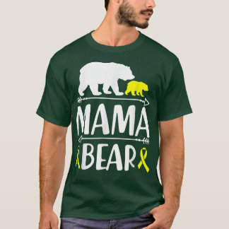 T-shirt Maman Porte Enfance Cancer Sensibilisation Maman D