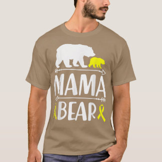T-shirt Maman Porte Enfance Cancer Sensibilisation Maman D