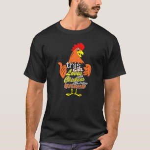 T-shirt Maman Poule Aime Les Poules Et Le Fermier De Poule