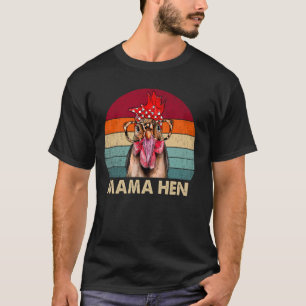 T-shirt Maman poule drôle, cadeaux de maman pyjamas Rétro 