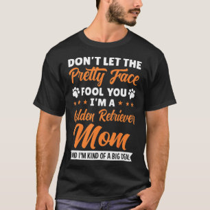 T-shirt Maman Pour Golden Retriever
