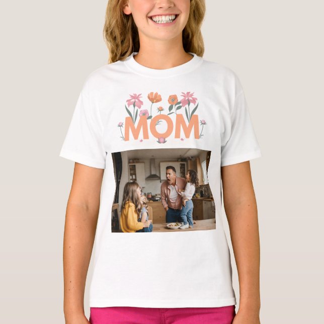 T-shirt maman pour une belle famille (Devant)