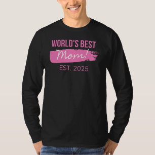 T-shirt Maman Pourcentage depuis 2025 - Régler avec rire d