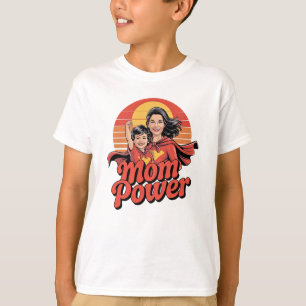 T-shirt Maman Power - Superhero Strength for Super Moms