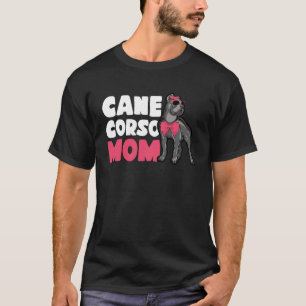 T-shirt Maman Propriétaire Cane Corso Femme Lunettes de so