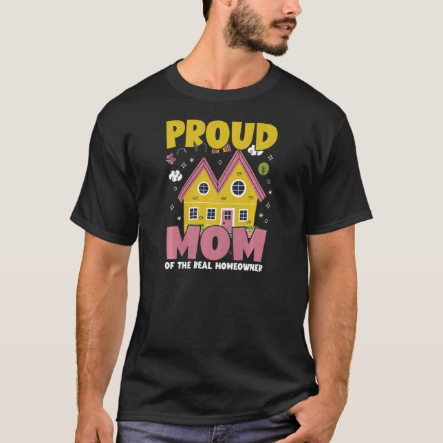 T-shirt Maman propriétaire de sexe féminin Acheteur immobi (Devant)