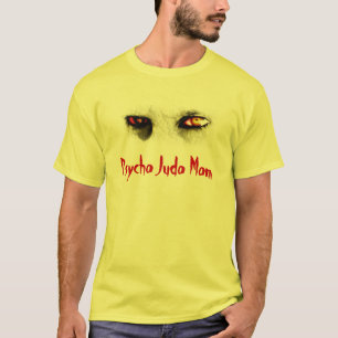 T-shirt Maman psychopathe de judo (yeux)