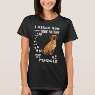 T-shirt Maman Pug Beagle Bébé Puggle Papa Costume Joli Pug
